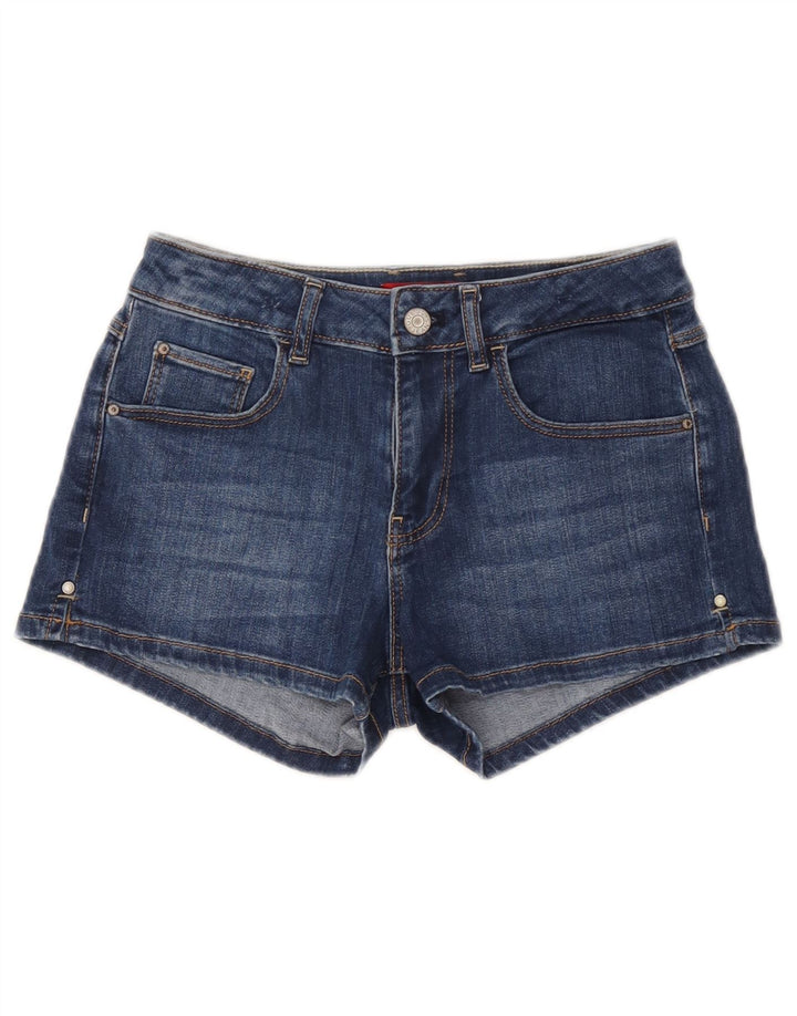 Guess Short en Jean Femme W26 Petit Bleu Polyester