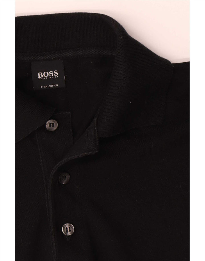 Hugo Boss Polo Homme Coton Noir Moyen