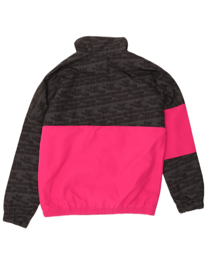 ADIDAS Veste Anorak Graphique Fille 11-12 ans Rose Colorblock Polyester