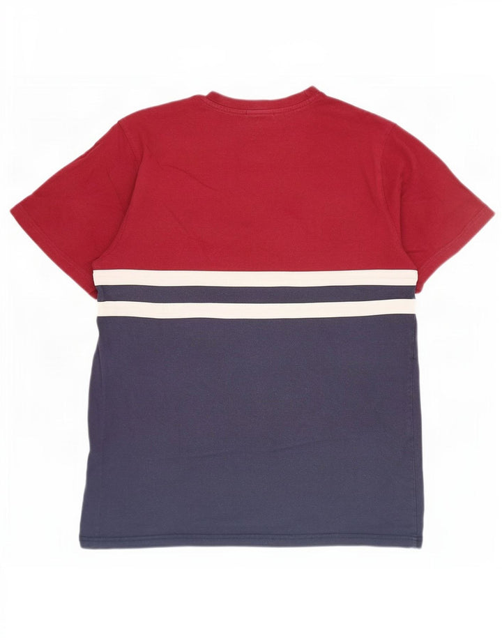 Ellesse T-Shirt Homme Haut Petit Bleu Marine Colourblock