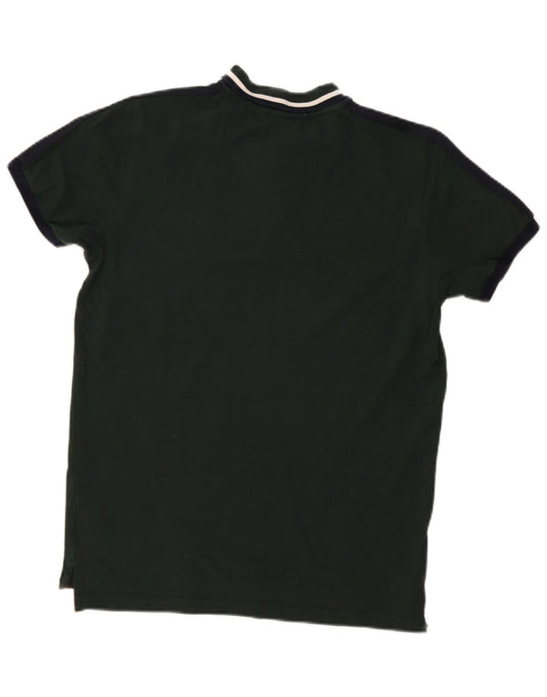 Le Shark Polo Homme Vert Moyen Coton