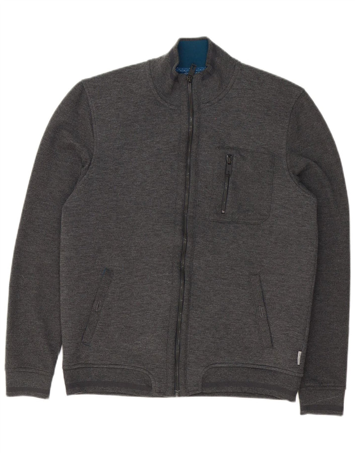 Ted Baker Veste de survêtement pour homme Taille 3 Gris moyen Polyester