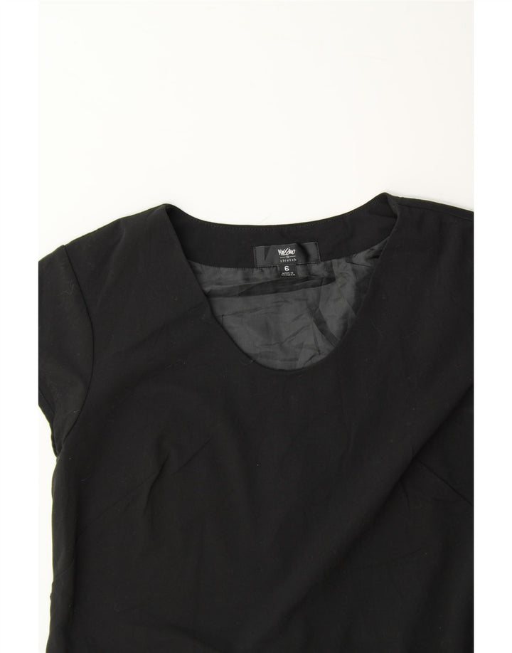 MOSSIMO Womens Sheath Dress US 6 Medium Black Polyester Vintage Mossimo and Second-Hand Mossimo from Messina Hembry 