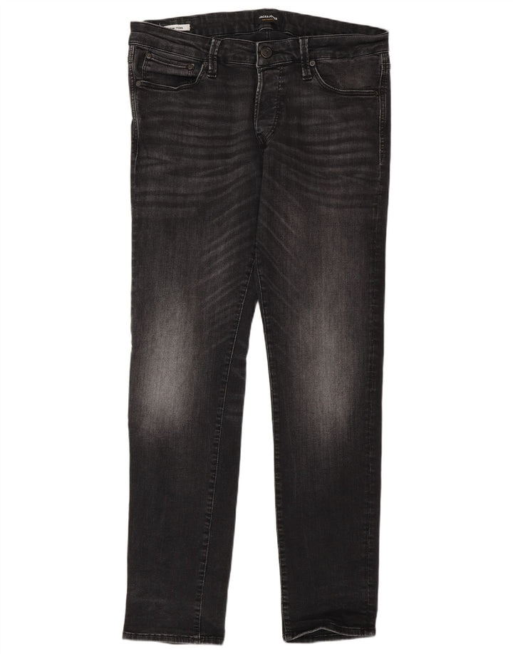 Jack & Jones Jean Slim GLENN W34 L32 Homme Gris Coton