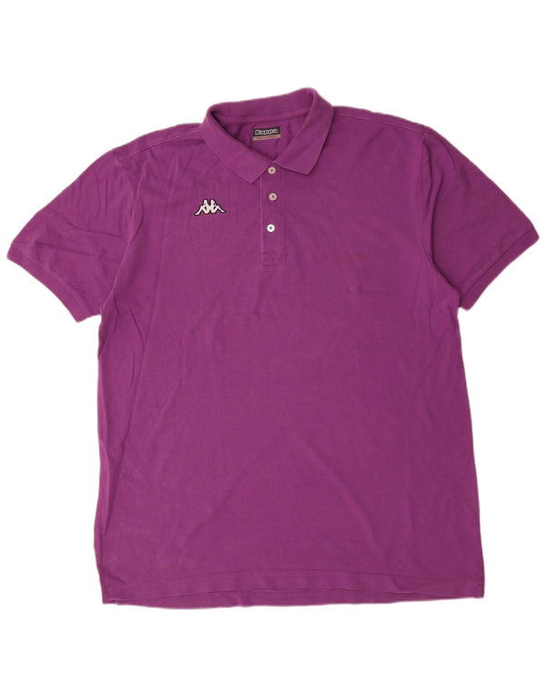 Kappa Polo Homme 2XL Violet Coton