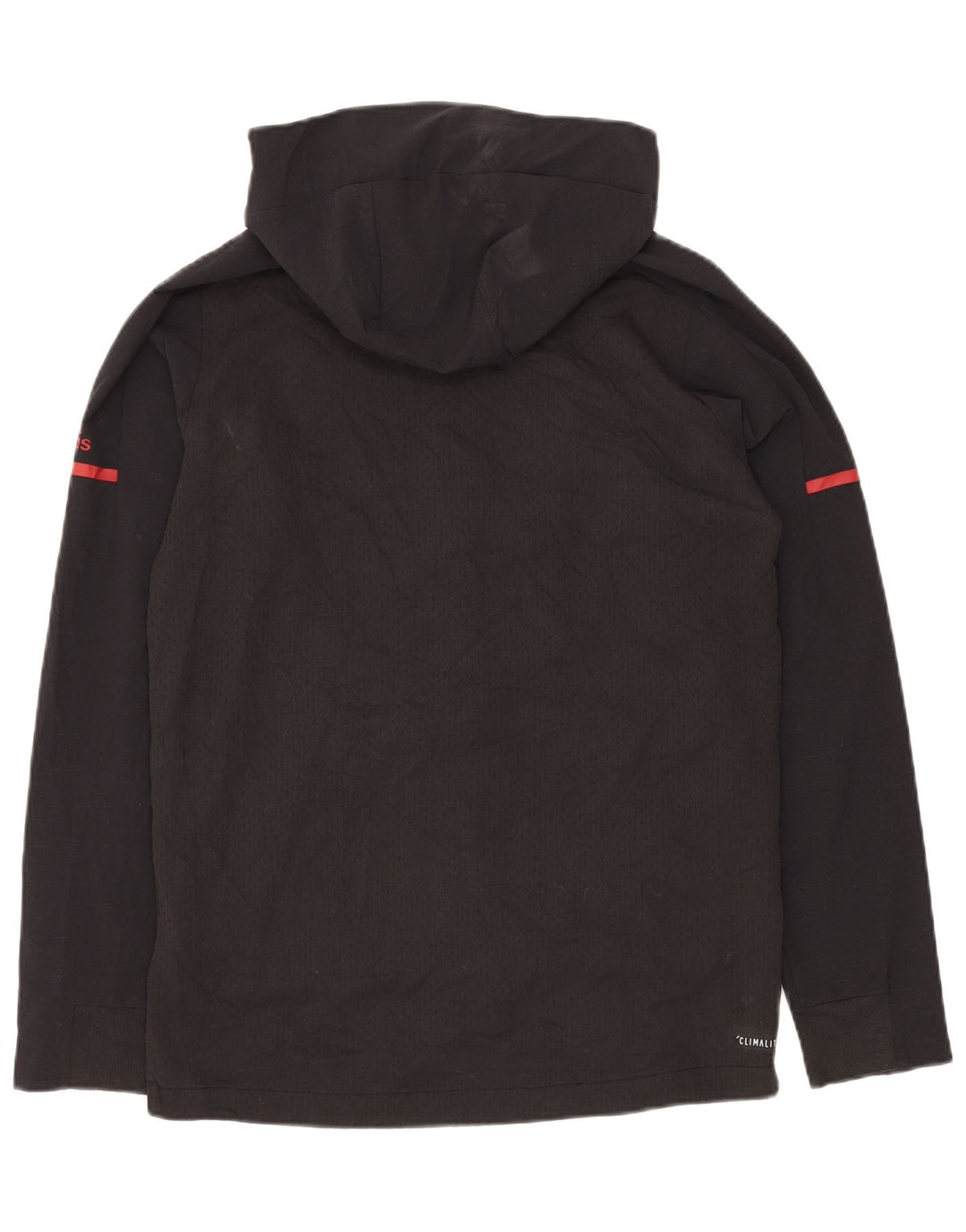 ADIDAS Pull à capuche zippé pour homme en polyester noir moyen