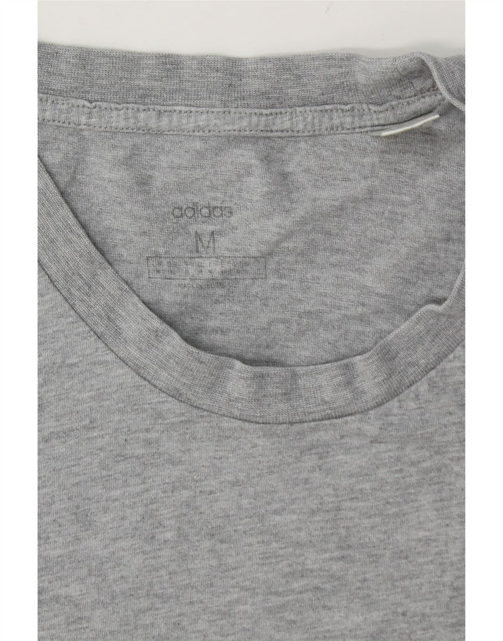 ADIDAS T-Shirt Homme Gris Moyen Moucheté