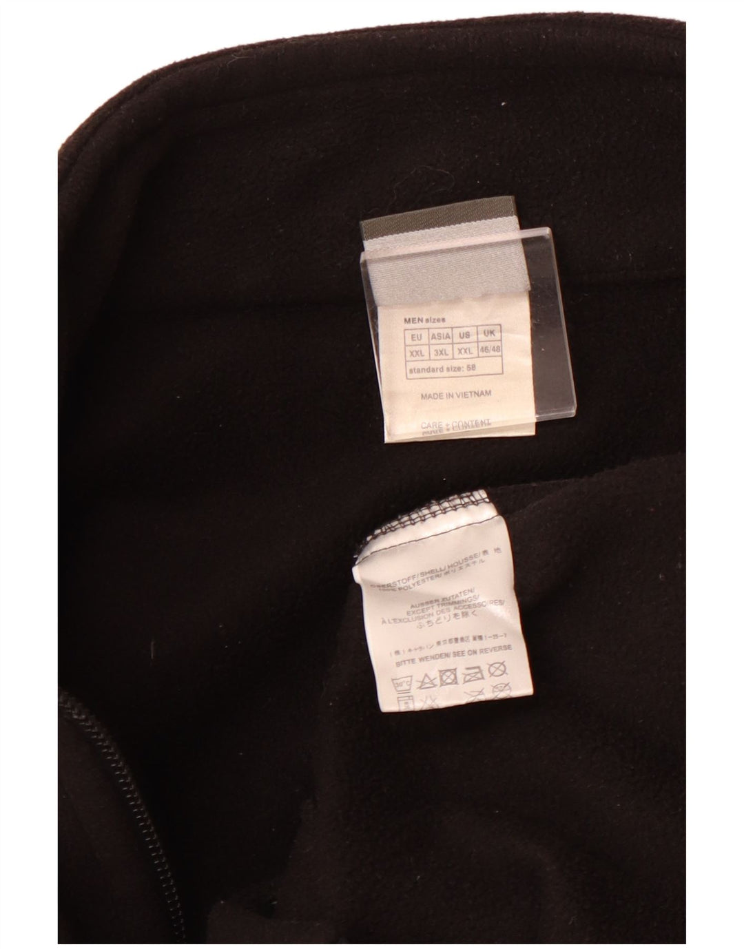 Jack Wolfskin Veste Polaire Homme UK 46/48 2XL Noir Polyester