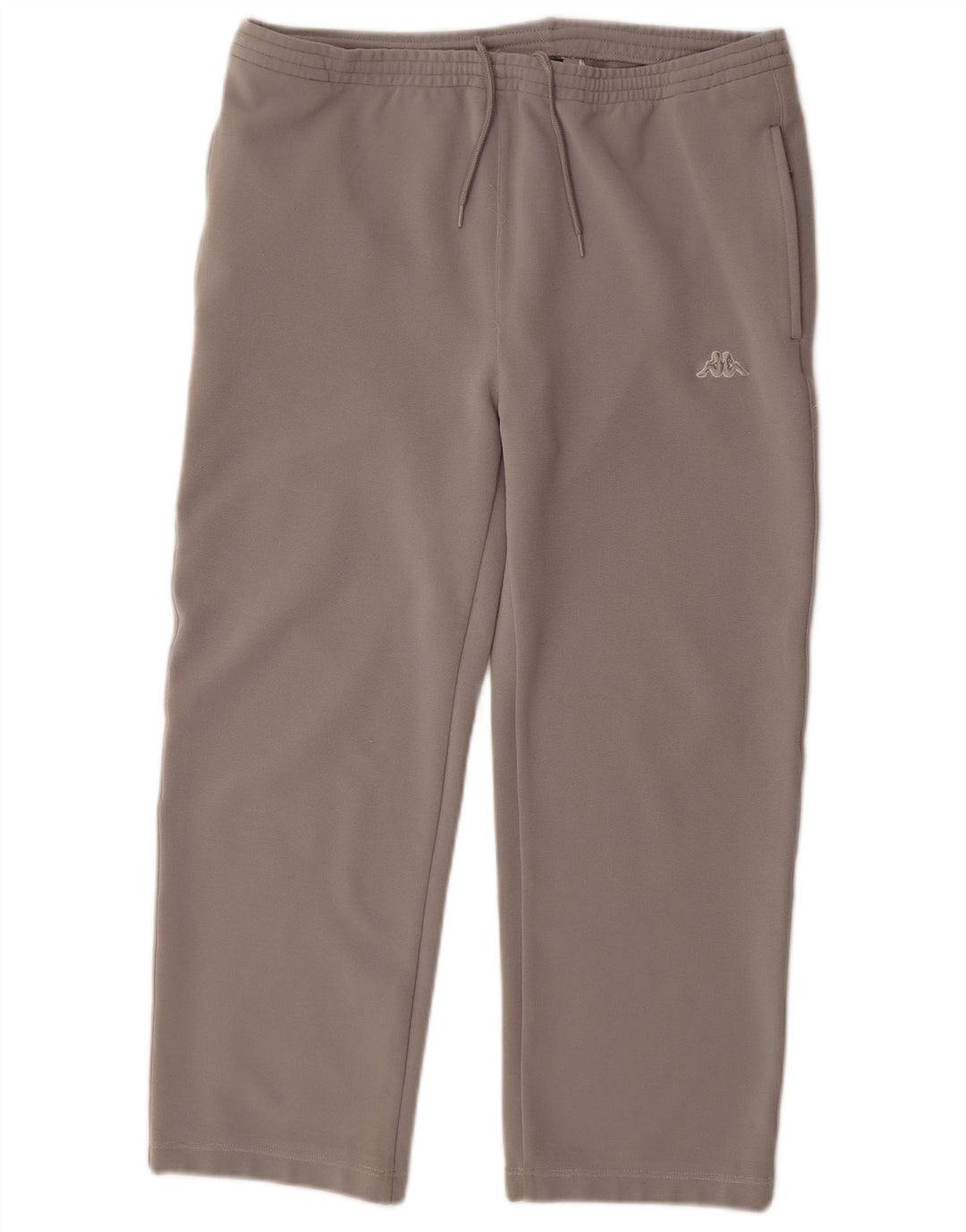 Kappa Pantalon de Survêtement Capri Femme UK 14 Gris Moyen Polyester
