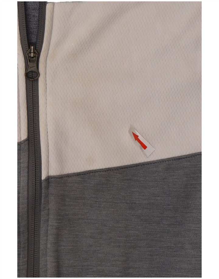 Veste de Survêtement Nike Dri Fit Regular Homme Gris Moyen Colorblock