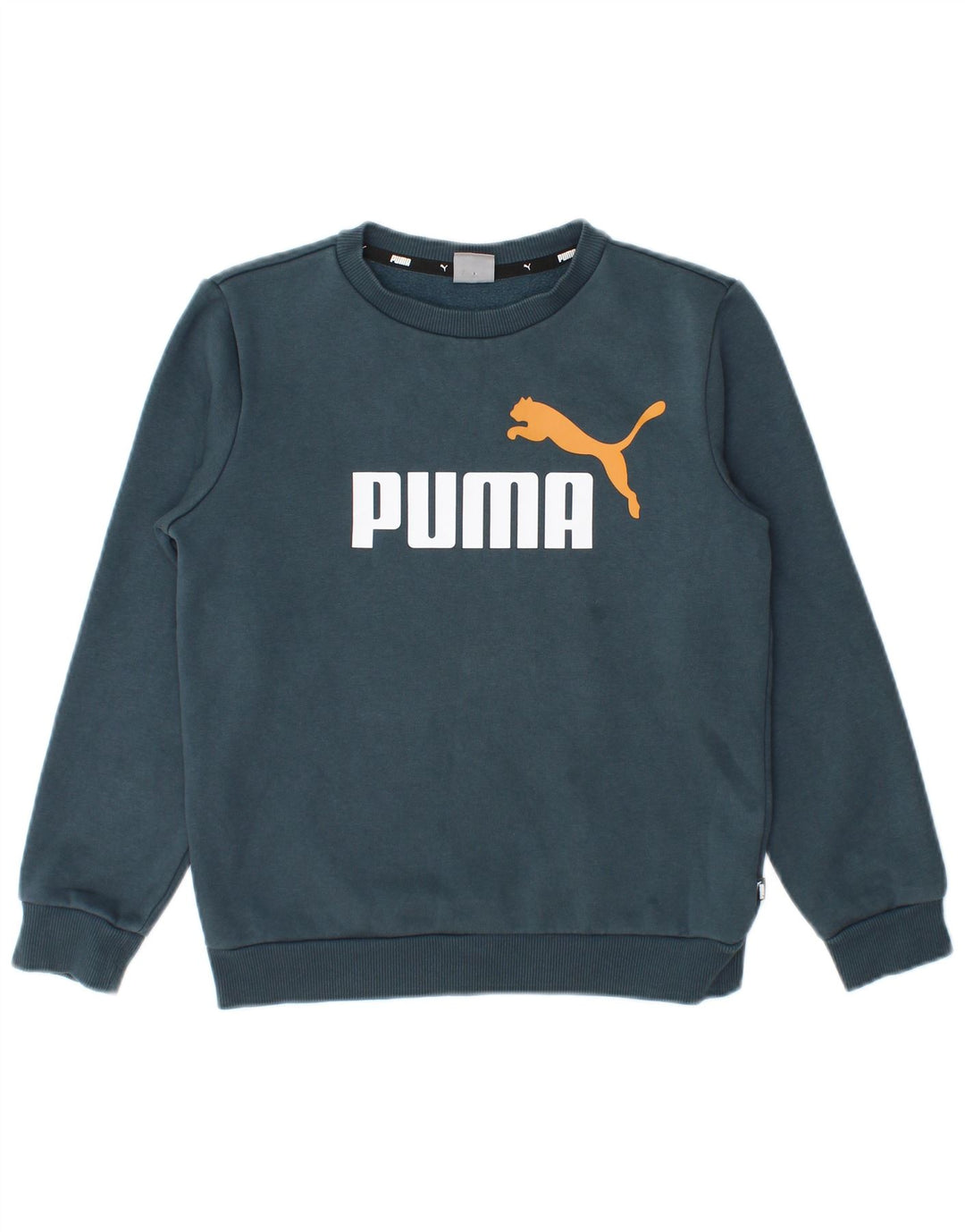 Puma Sweat-shirt graphique garçon 11-12 ans Bleu Coton