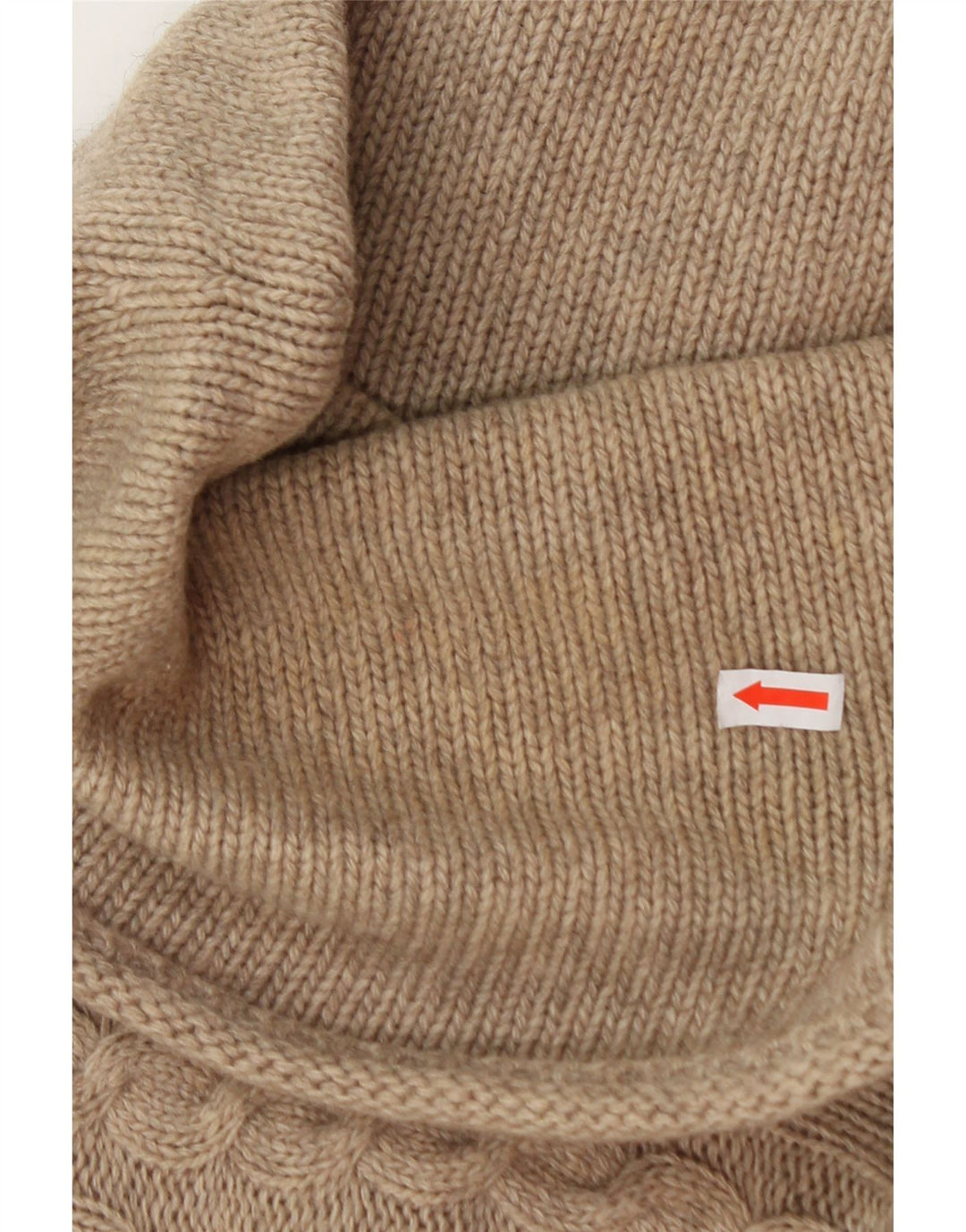 MASSIMO DUTTI Womens Oversized Roll Neck Poncho Jumper UK 10 Small Brown Vintage Massimo Dutti and Second-Hand Massimo Dutti from Messina Hembry 