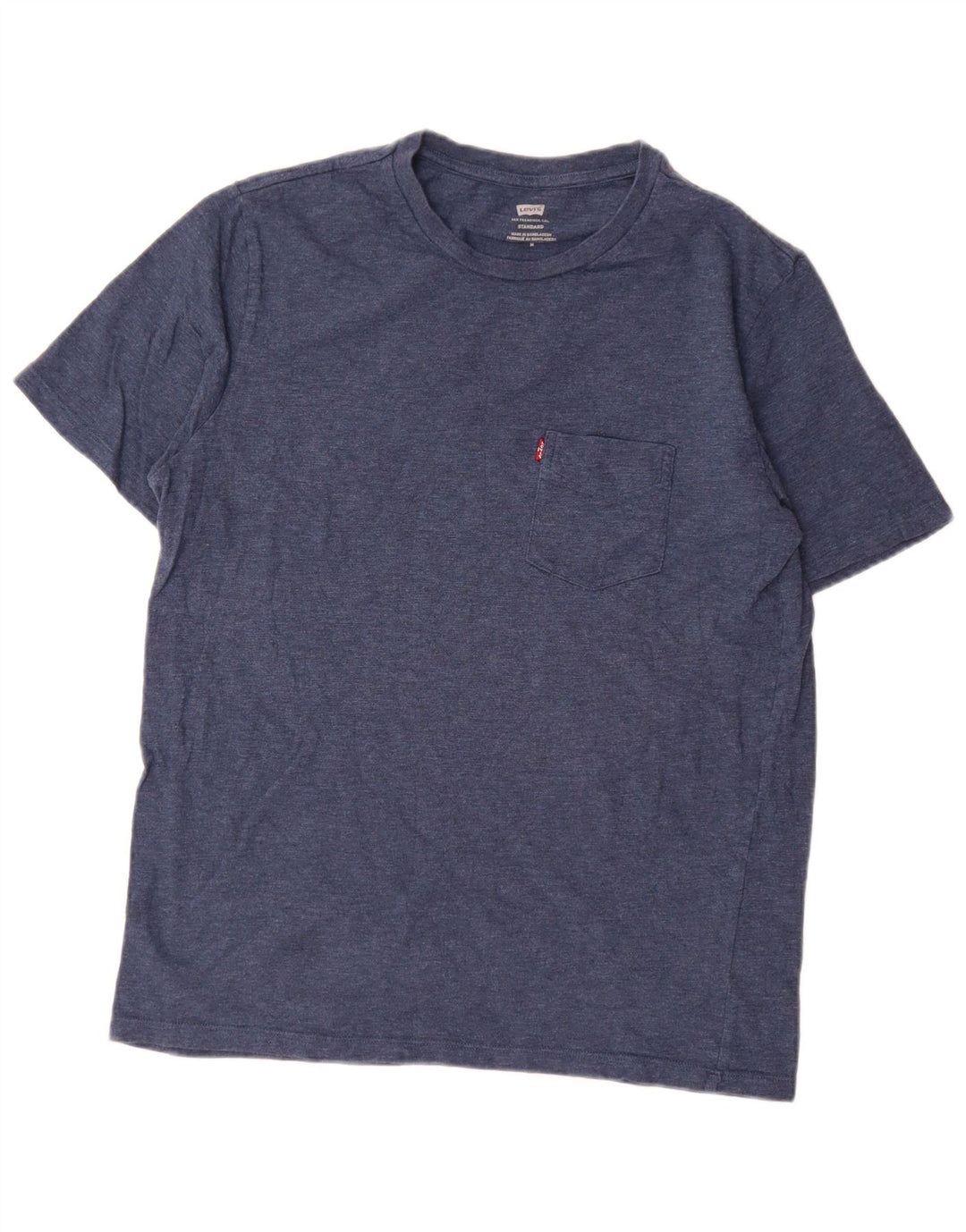 Levi's Tee-Shirt Coupe Standard Homme Bleu Marine Moyen