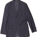 Marks & Spencer Veste blazer longue pour homme UK 40 Bleu marine moyen