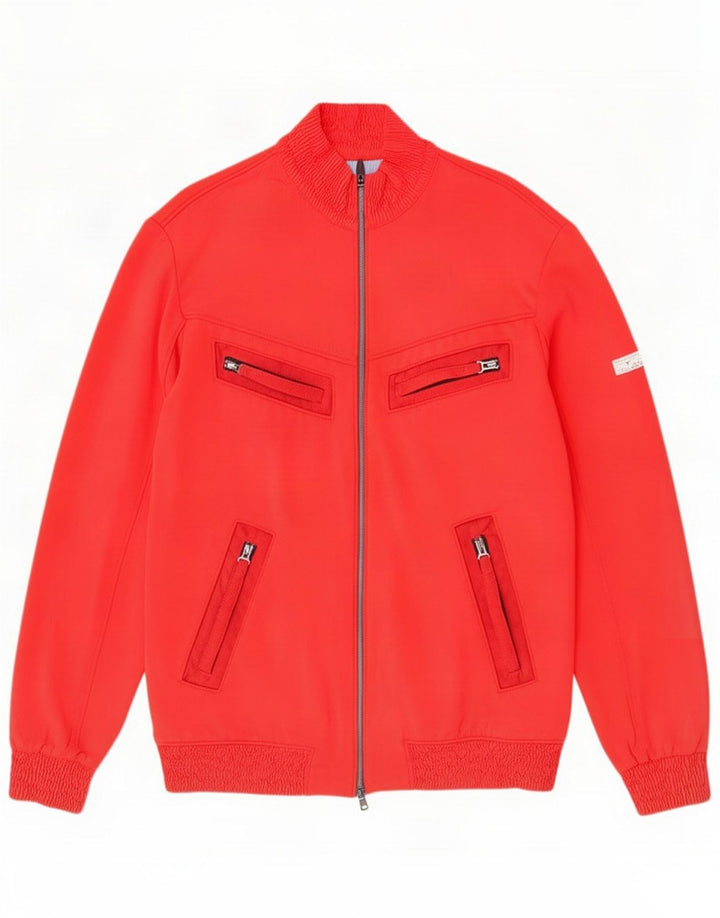 Veste utilitaire vintage pour homme IT 52 XL Polyuréthane rouge