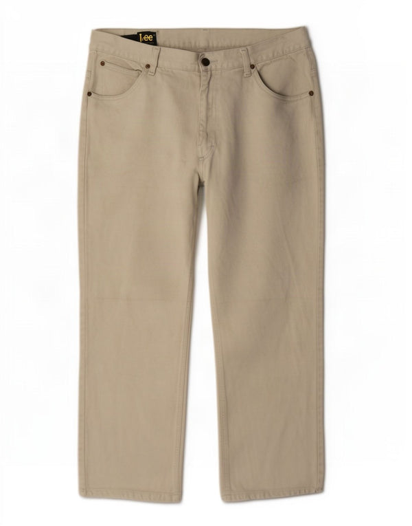 Lee Jean Droit Homme W36 L27 Beige