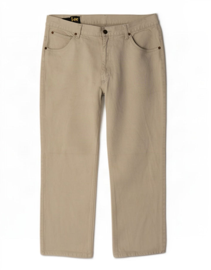 Lee Jean Droit Homme W36 L27 Beige