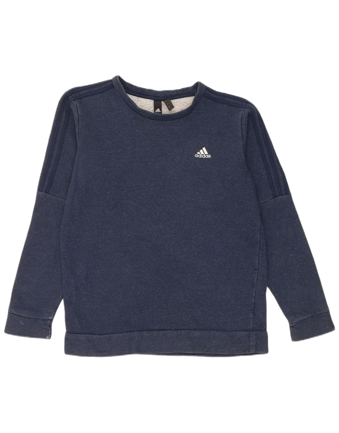 Adidas Sweat-Shirt Homme Bleu Marine Moyen Coton