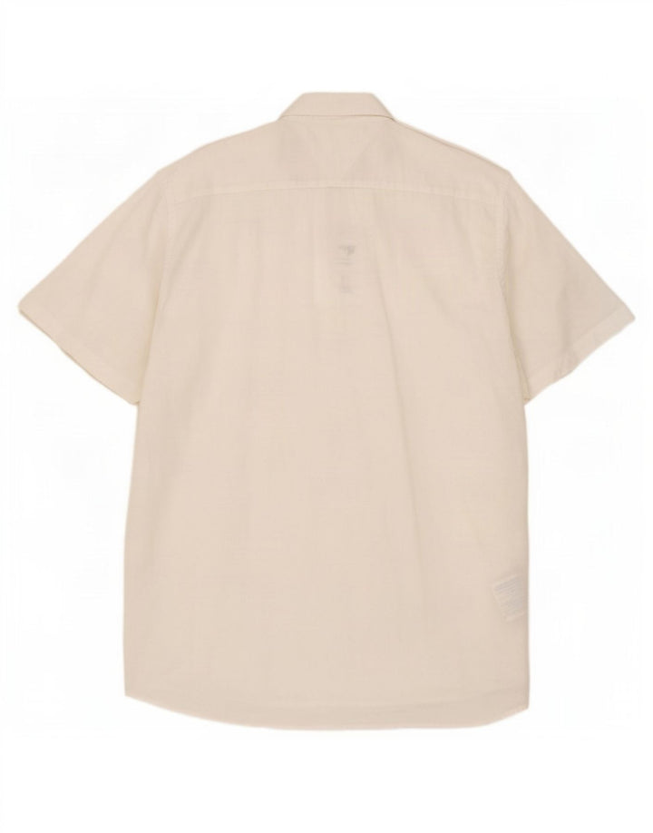 Tommy Hilfiger Chemise à manches courtes pour hommes 2XL Coton blanc