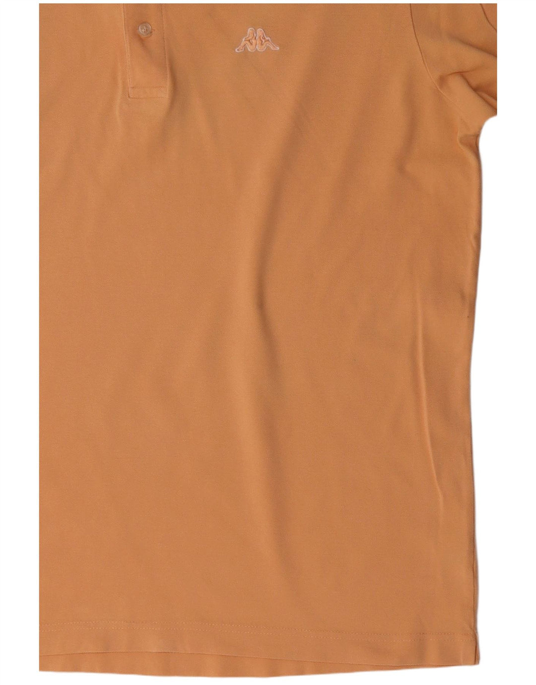 KAPPA Polo Homme Large Jaune Coton