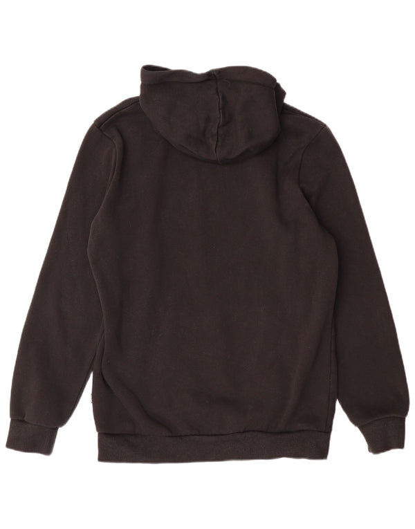 Puma Pull à capuche graphique pour femme UK 10 Petit coton noir