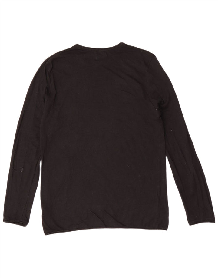 Zara Homme Top Manches Longues Grand Coton Noir
