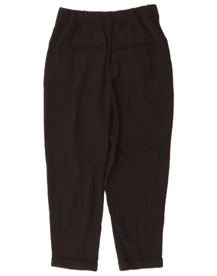 Pantalon de costume fuselé ZARA Femme Moyen W28 L33 Noir Polyester