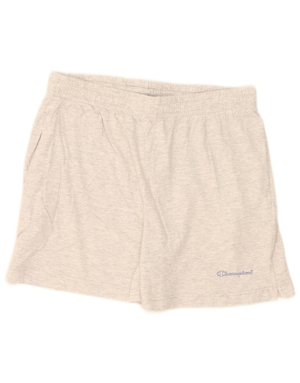 Champion Short de sport pour femme UK 14 Large Gris Moucheté