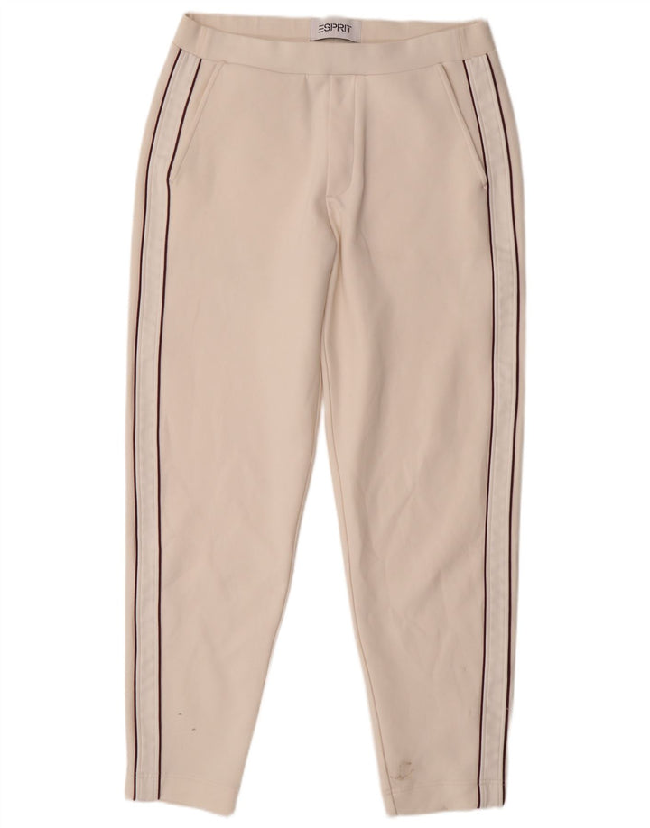 Esprit Pantalon Chino Slim Femme Large W32 L29 Coton Blanc