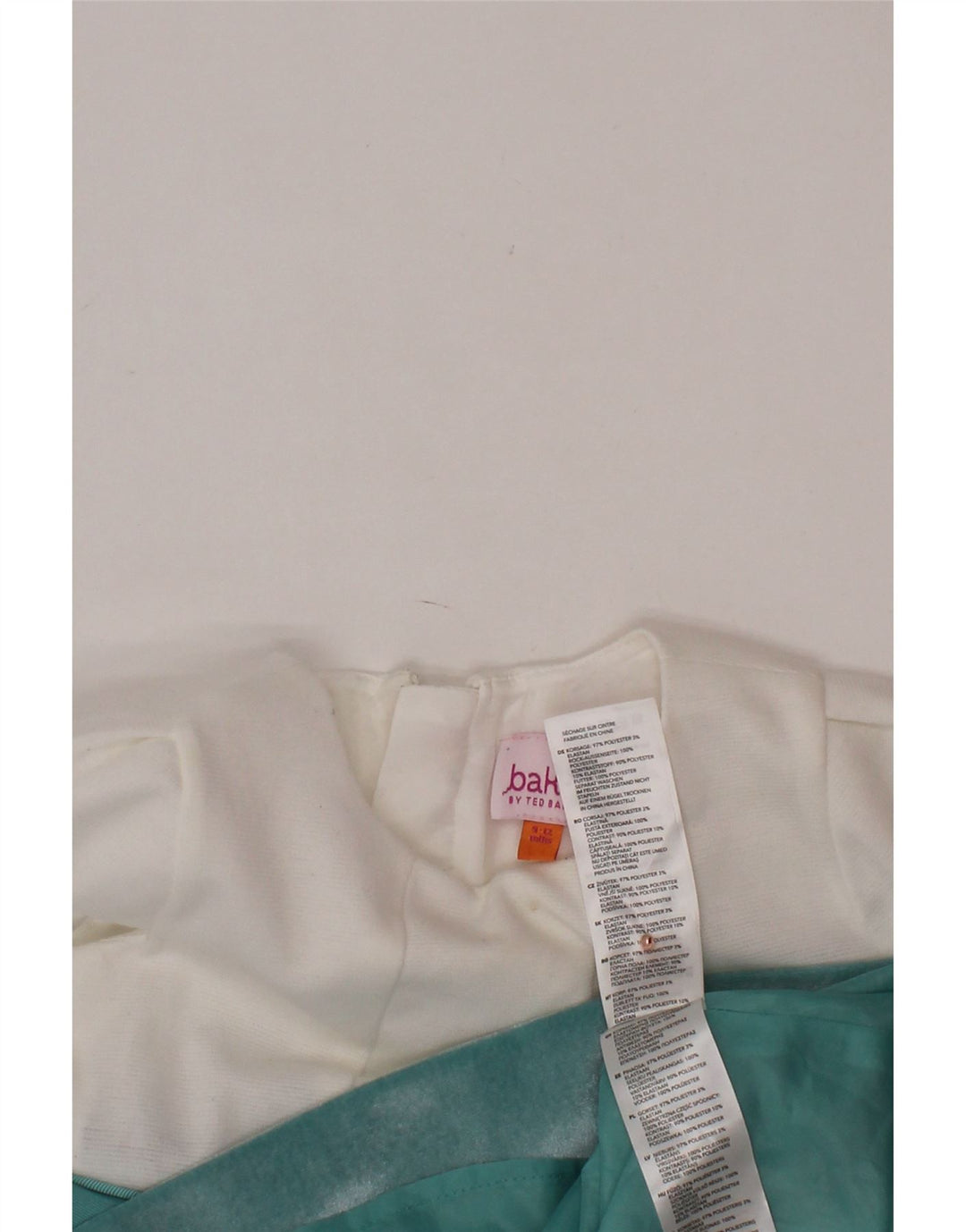 TED BAKER Robe trapèze pour bébé fille 9-12 mois Blanc Floral Polyester