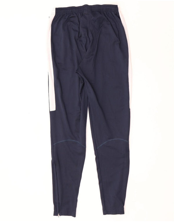 Nike Pantalon de survêtement Dri Fit pour homme Taille S Bleu marine Colorblock Polyester