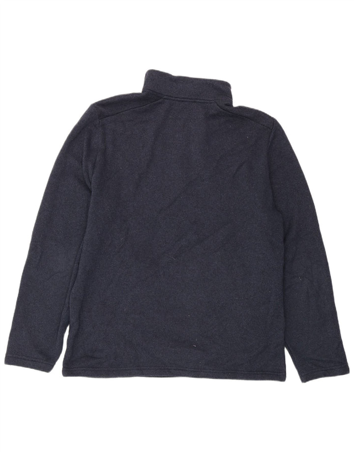 ROHAN Sweat-shirt col zippé pour homme en polyester bleu marine moyen