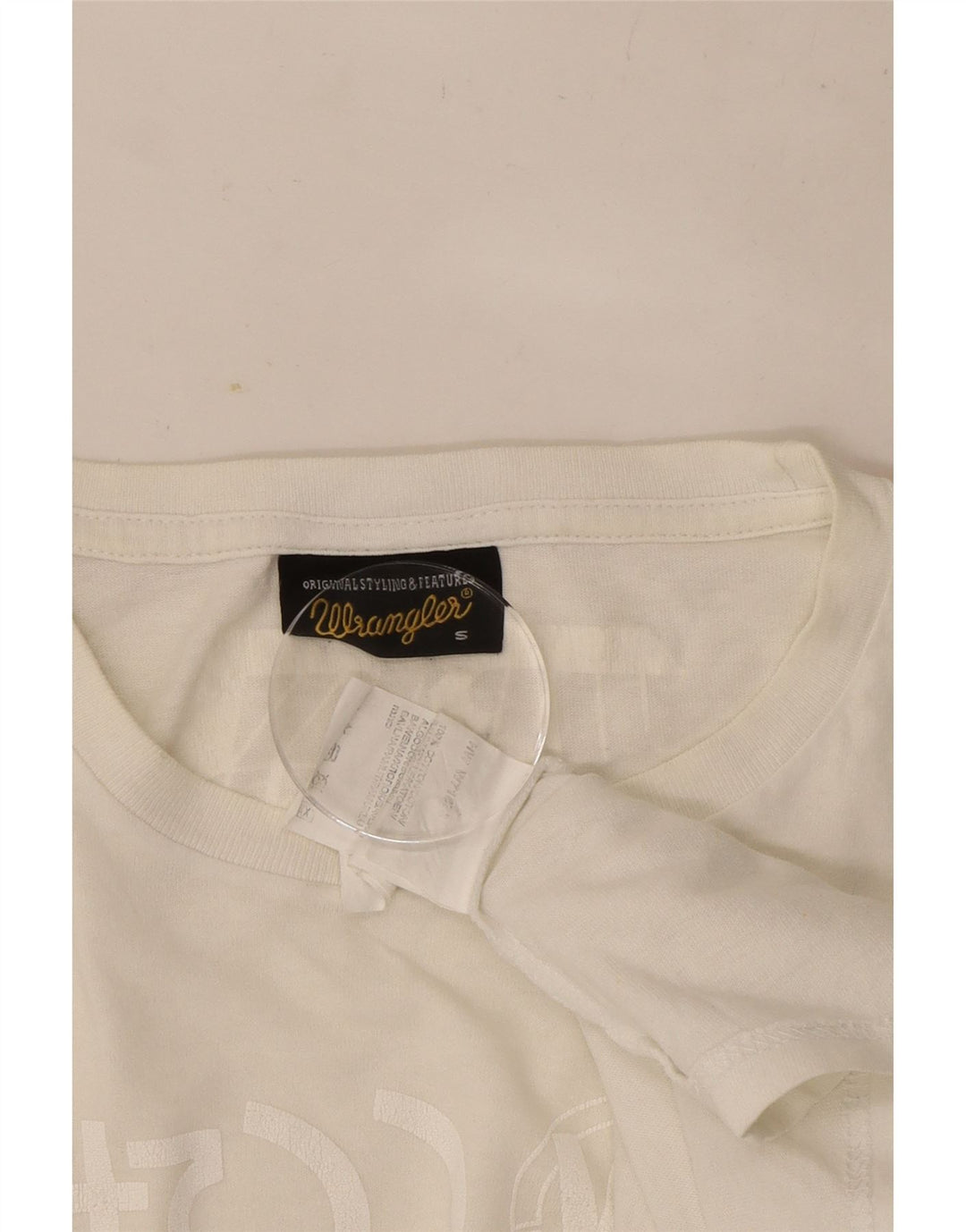 Wrangler Haut graphique à manches longues pour homme en coton gris petit