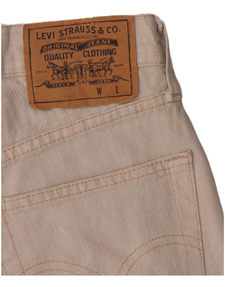Levi's Short En Jean W29 Femme Blanc Cassé Moyen