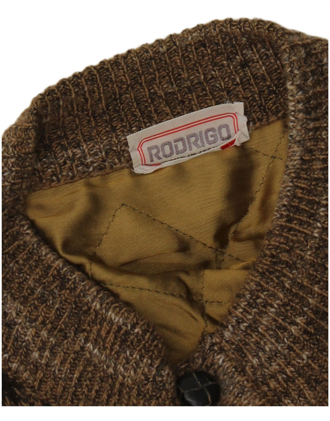 Rodrigo Pull Cardigan Homme XL Marron Géométrique