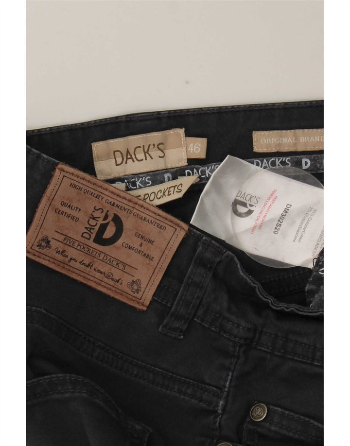 Dack's Jean Slim Homme IT 46 Small W30 L31 Bleu Marine Coton