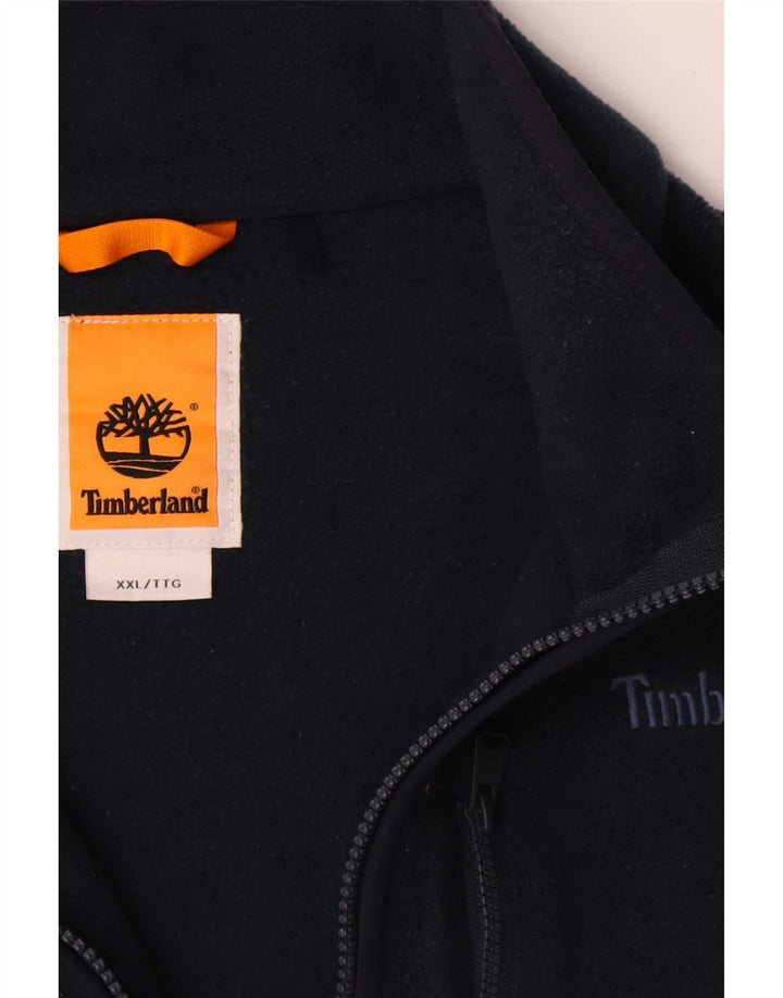 Timberland Veste polaire doublée pour homme UK 44 2XL Bleu marine Polyester
