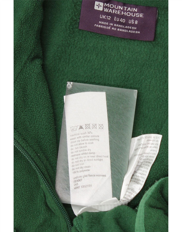 Mountain Warehouse Gilet polaire pour homme UK 12 Vert moyen Polyester
