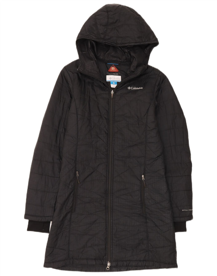 Columbia Manteau rembourré à capuche Omni-Shield pour femme UK 10 Small Noir Polyester