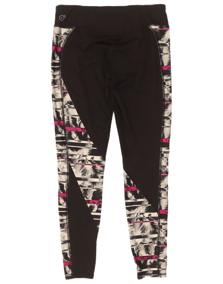 Puma Leggings Femme UK 18 XL Noir Géométrique