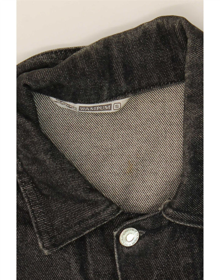 Wampum Veste en jean pour homme UK 36 Petit coton gris