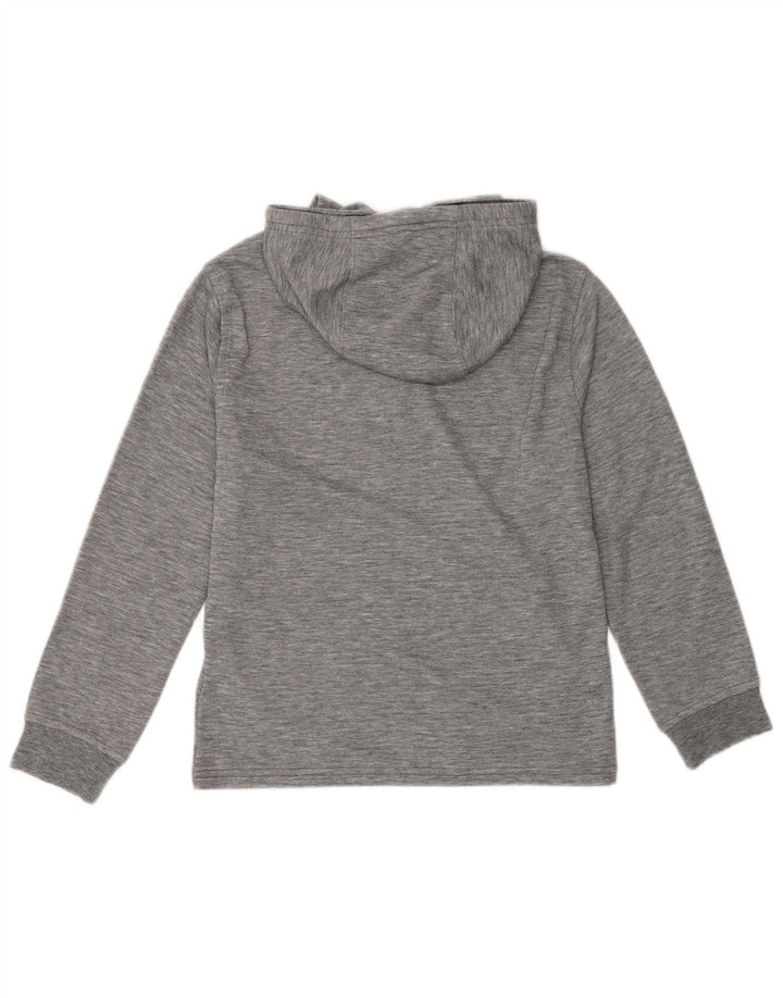 Burton Haut à capuche à manches longues pour femme UK 10 Small Gris Moucheté Polyester