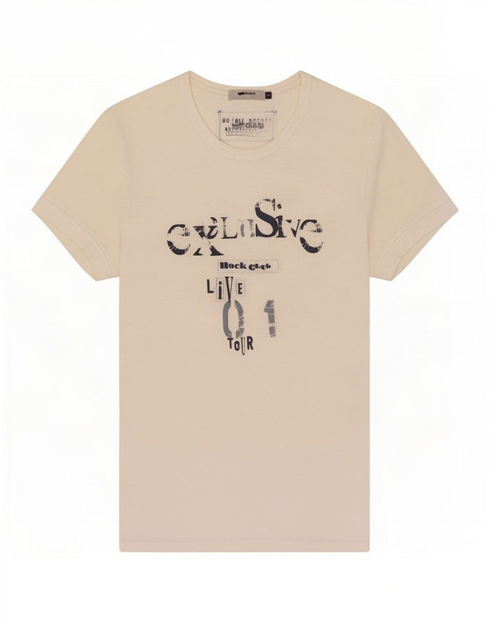Gas T-Shirt Graphique Homme Petit Blanc