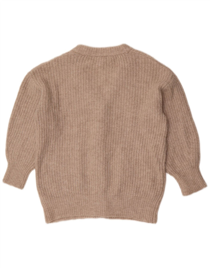 Joules Femme Cardigan Oversize Pull UK 8 Petit Beige Polyester