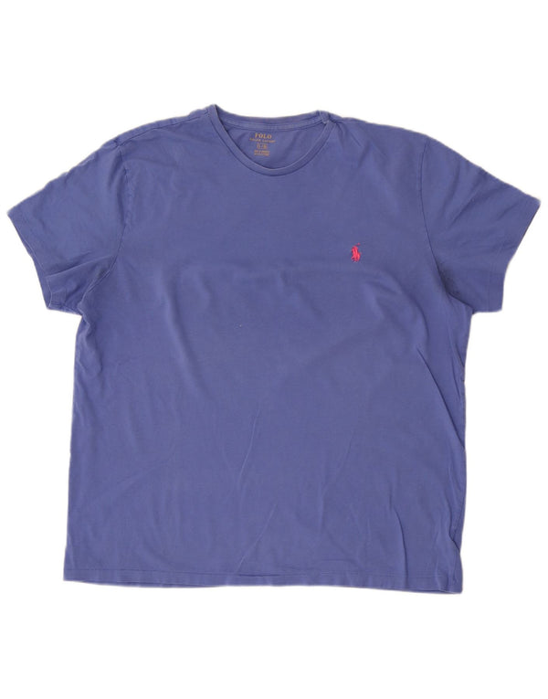 Polo Ralph Lauren T-Shirt Homme Haut Large Bleu Coton