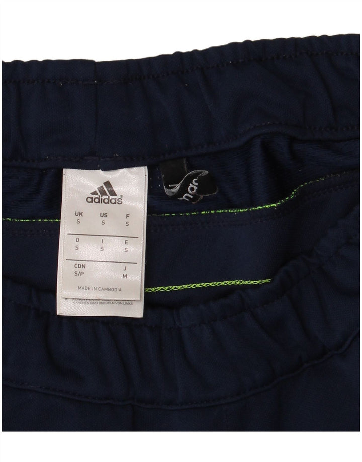 ADIDAS Short de sport Climacool pour hommes, petit, bleu marine, polyester
