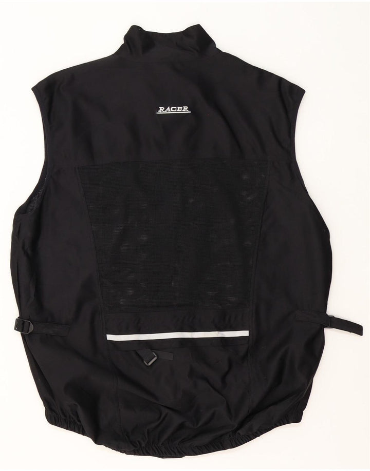 Shamp Gilet Homme UK 40 Large Noir Polyester