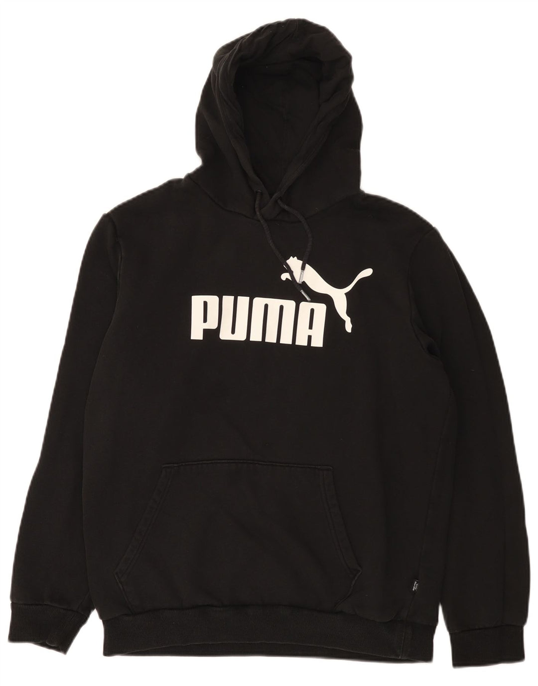 Puma Pull à Capuche Graphique Homme Noir Moyen Coton