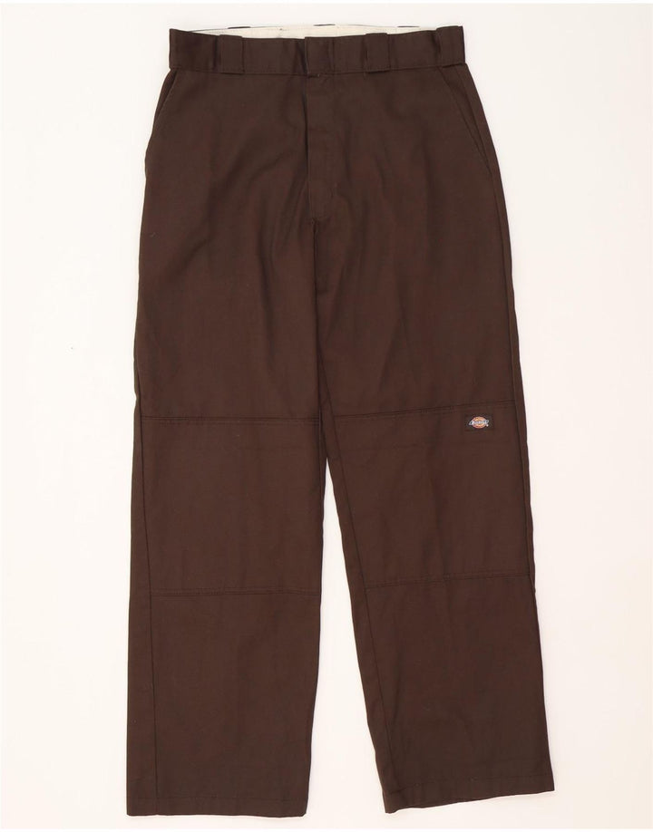 Dickies Pantalon cargo coupe ample pour homme W33 L32 Marron Polyester