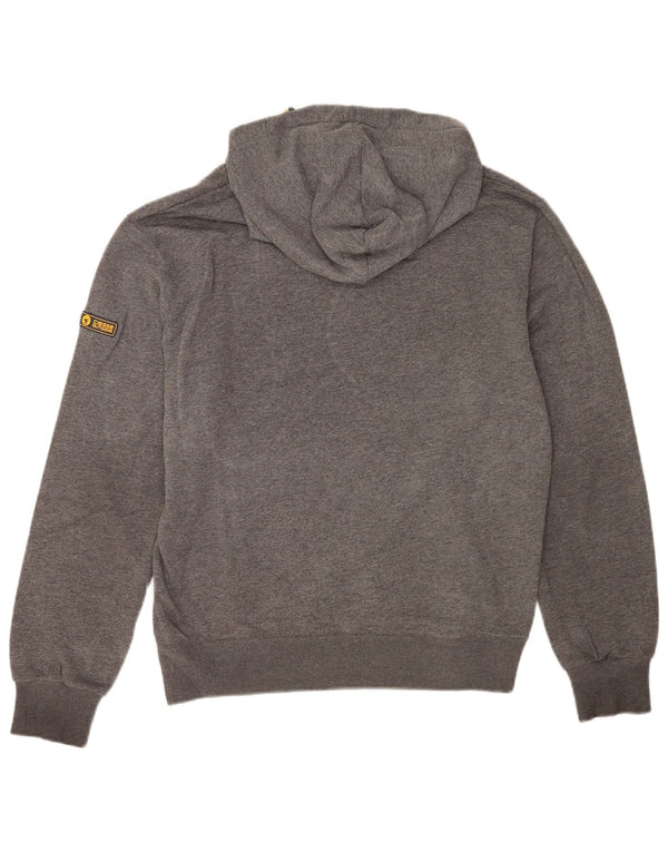 Ciesse Piumini Pull à Capuche Graphique Homme Gris Moyen Coton